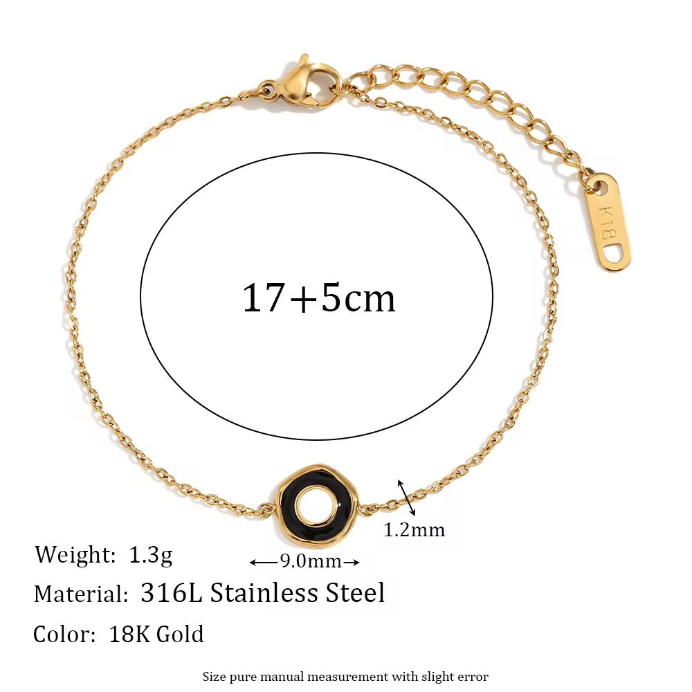 SJ 416 Irregular Minimalistic Bracelet- Premium 18k Gold PVD plated stainless steel - Anti tarnish - Wholesale