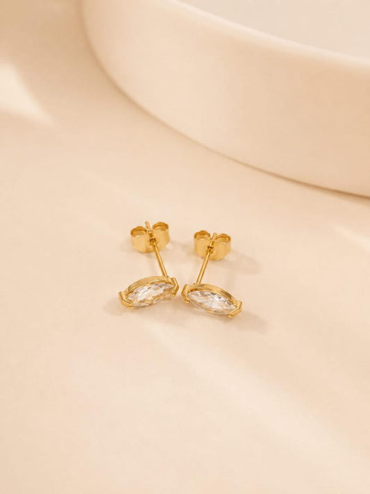 ESJ27B Flower Crown Stud - 18K GOLD PVD plated