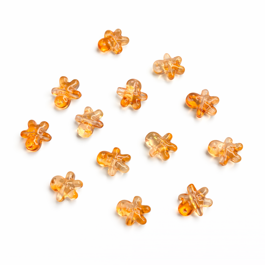 BBB 297 (i) Yellow Gummy Bear glass bead ( 1 pc ) Lampwork Bead ( 15 mm )