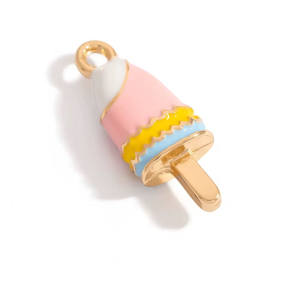 SS 3065 Popsicle 3D Enamel Charm - 316 SS PVD ( 1 pc ) Premium Collectible | Anti tarnish