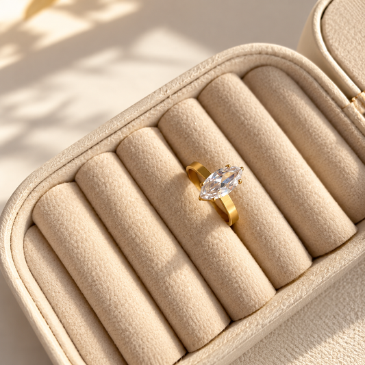 RSJ27F Ring 18k Gold PVD plated - Hailey Bieber Inspired Ring