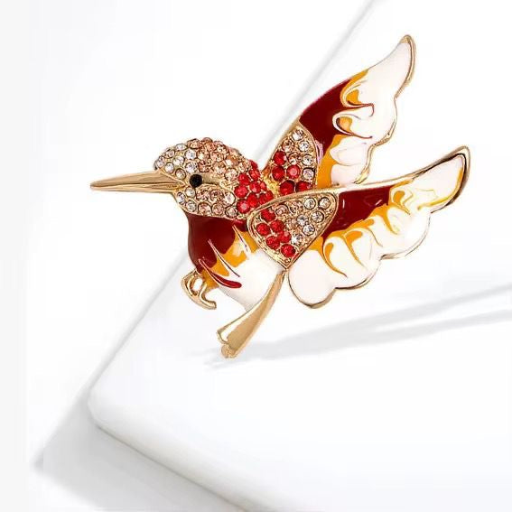BR 65 Birdie Zircon Brooch ( 1 PC ) Anti Resistant