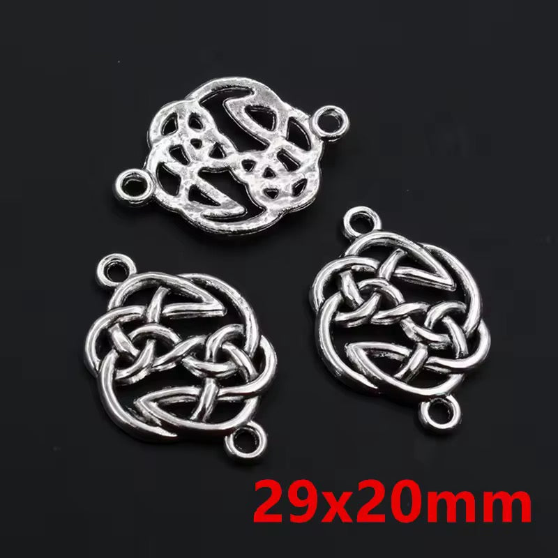 MC01P Boho Connector Metal Charm ( 1 pc ) High Quality Shine
