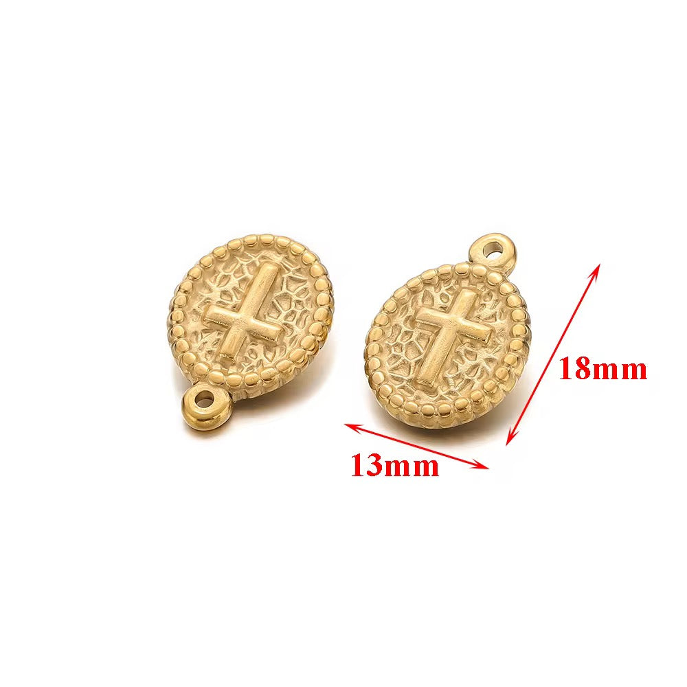 SS 2178 Vintage cross Stainless steel charm ( 1 pc ) Anti tarnish