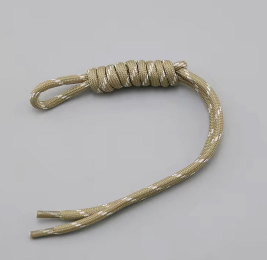 BBB 352 (f) Light Brown Boho rope bag charm - Keyring Rope ( 1 pc )