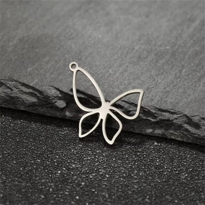 SC13K Butterfly Dainty Charm 18k gold PVD 316 Stainless steel ( 1 pc ) Anti tarnish ( 20*16 mm )