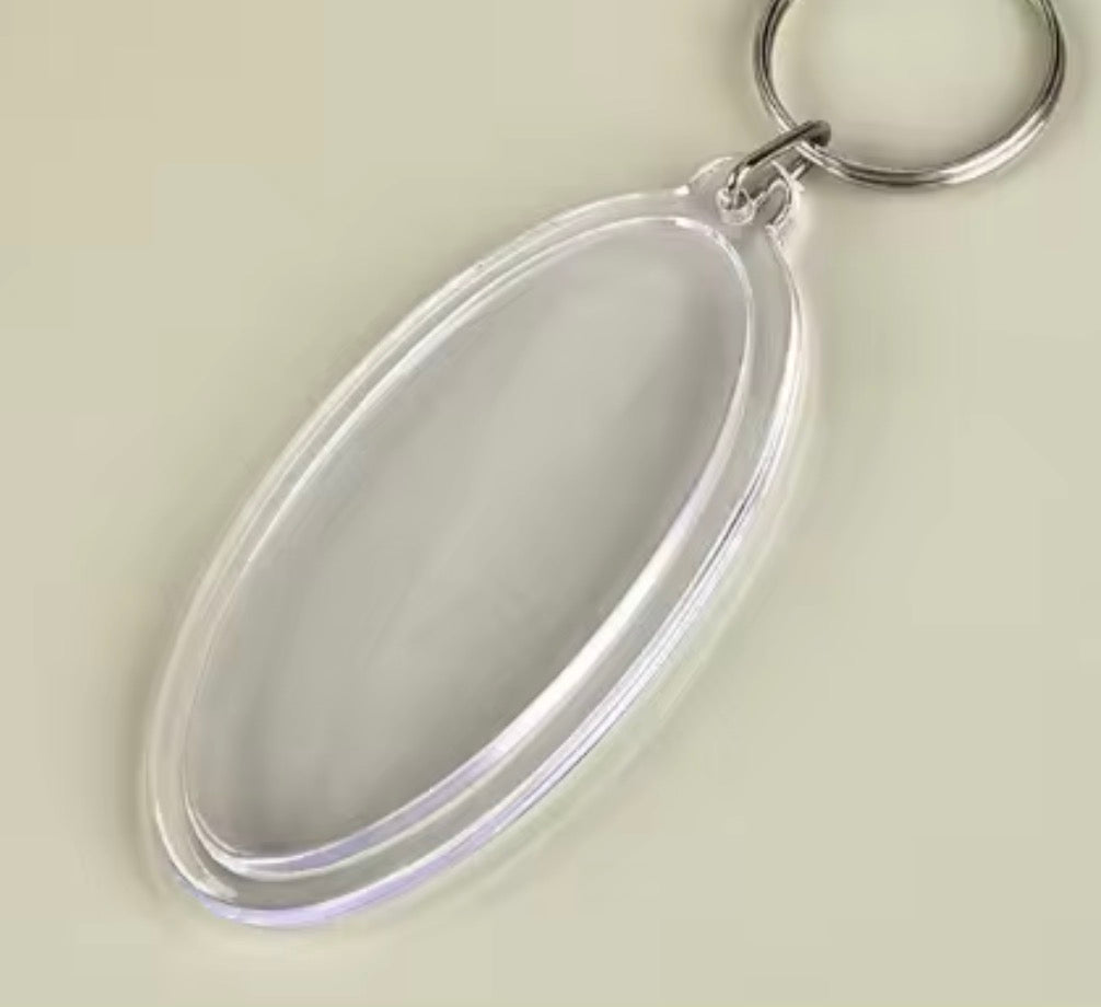 BBB 428 (d) Photo frame with Keyring( 1 pc ) Acrylic ( 3.5*7.5 cm )