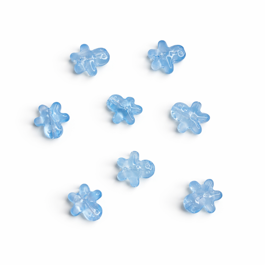 BBB 297 (a) Light Blue Gummy Bear glass bead ( 1 pc ) Lampwork Bead ( 15 mm )