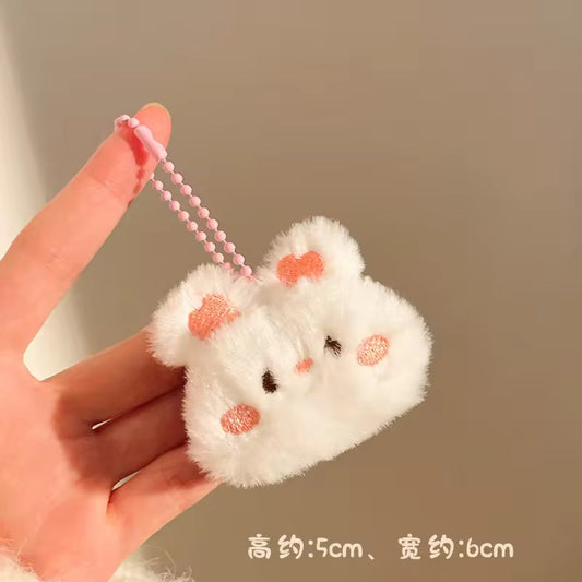 PK 85 Bunny 3D Plush Toy Keychain ( 1 pc ) Imported Premium Quality