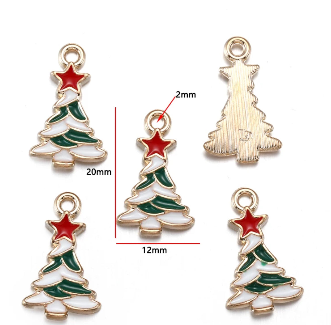 EC 1941 Christmas theme enamel charm ( 1 pc )