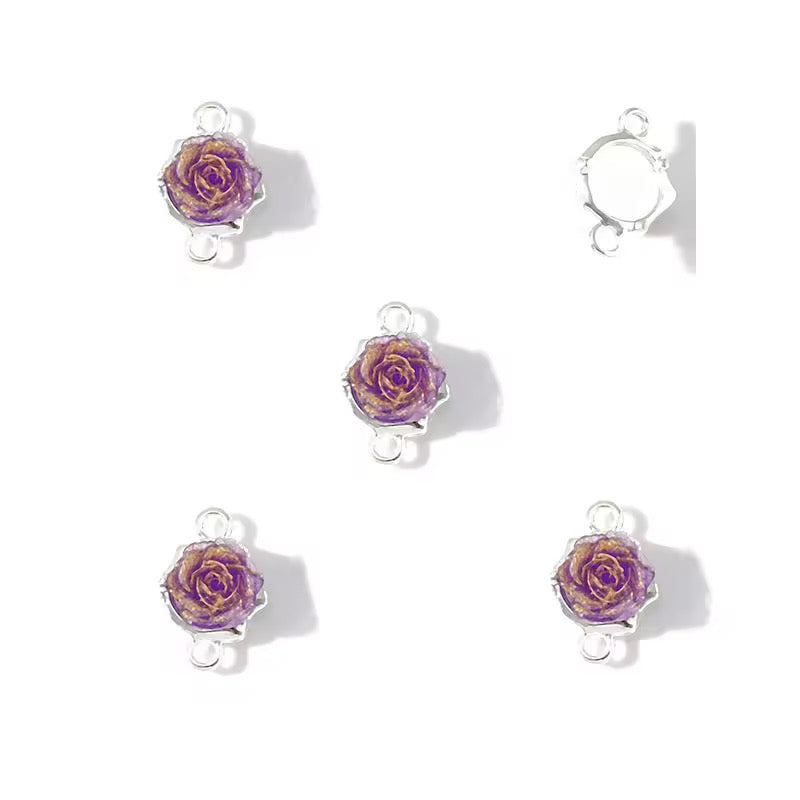 BBB 403 Resin Connector Enamel Charm ( 1 pc ) High Quality Shine ( 12*18mm )