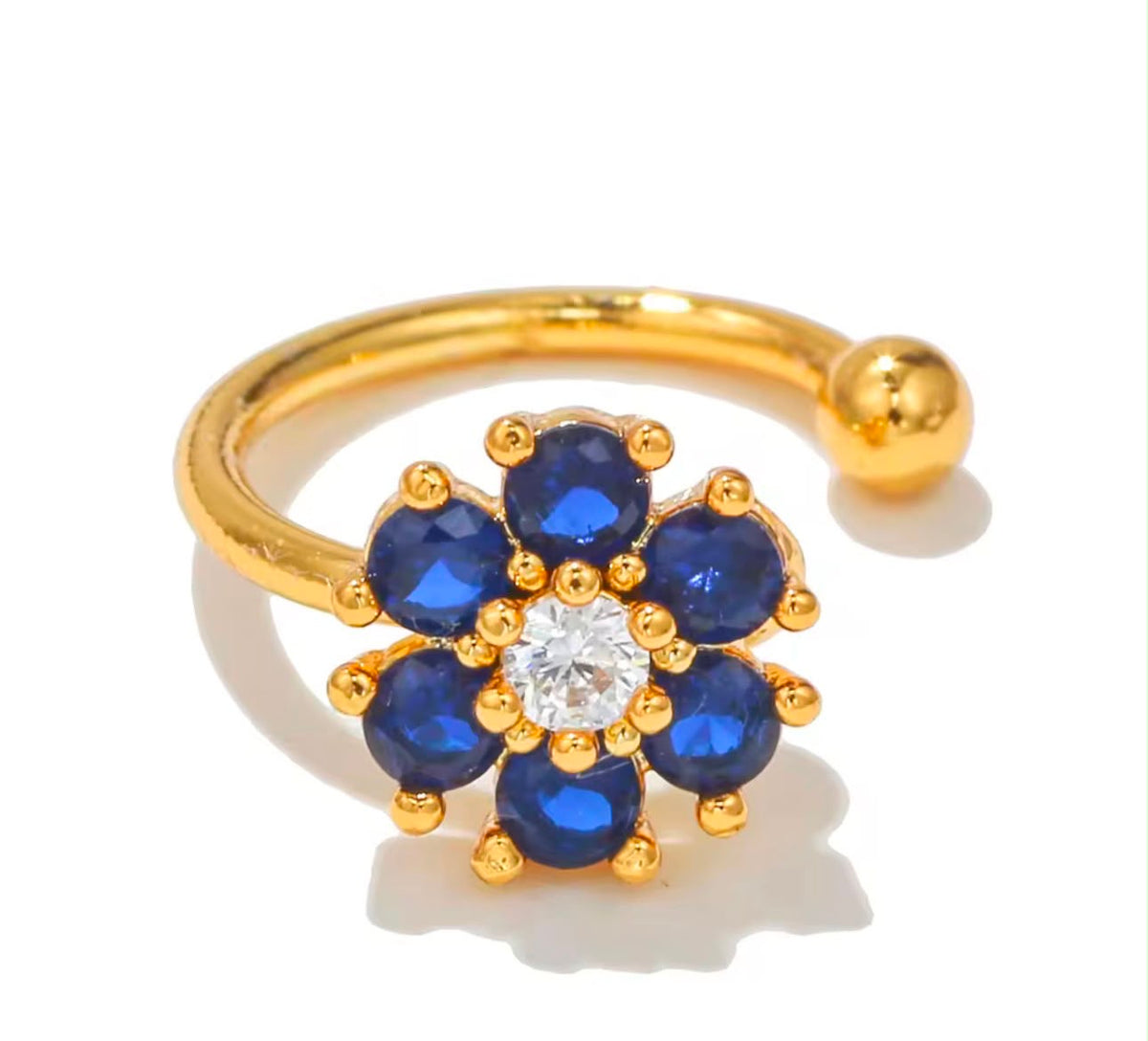 CJ01A   (1 Pc) 18k gold copper plated