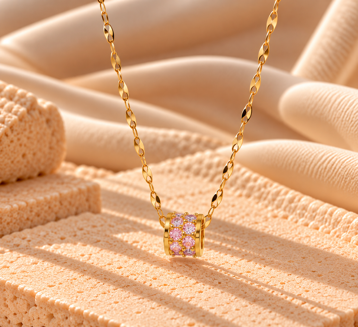NSJ52F Necklace - 18k Gold pvd plated