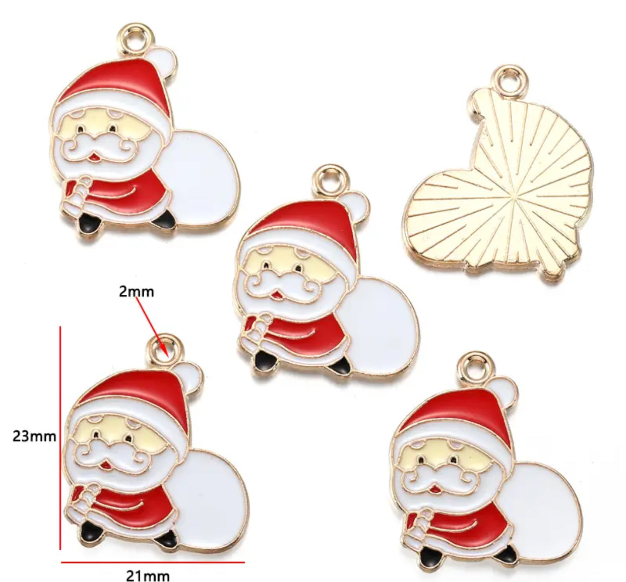 EC 1944 Christmas theme enamel charm ( 1 pc )