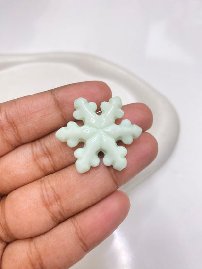 AB71 Snowflake Acrylic bead ( 1 pc )