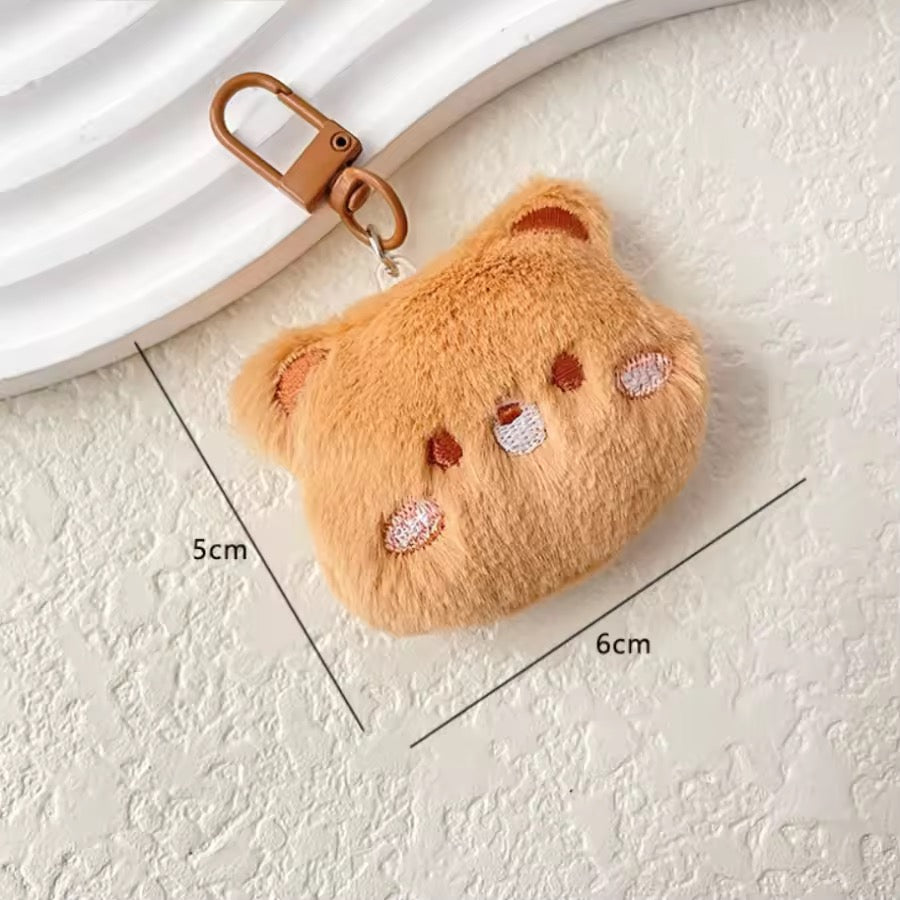 PK 25 Bear 3D Plush Toy Keychain ( 1 pc ) Imported Premium Quality