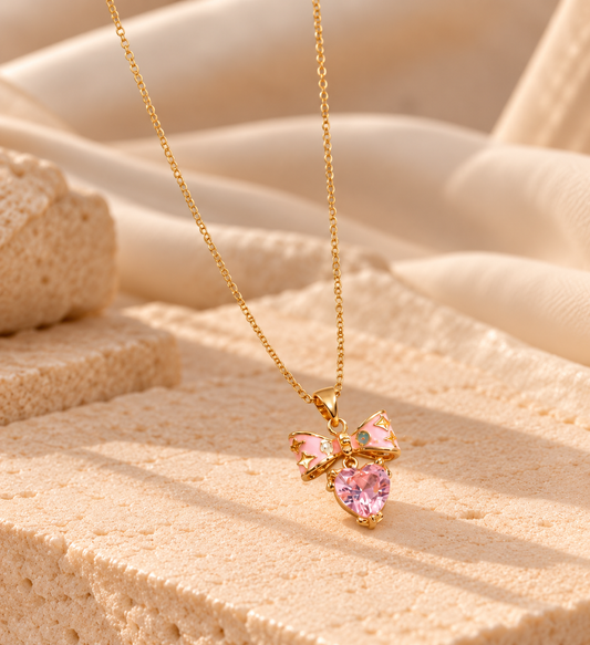 NSJ49F necklace - 18k gold PVD plated
