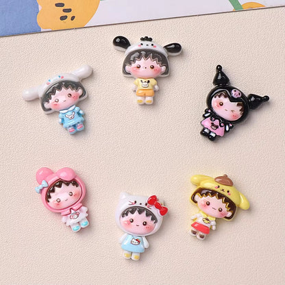 RM11Y Drag ball cartoon kawaii themed resin charm ( 1 pc ) with / without Hook (Copy)