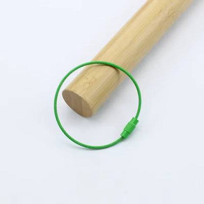 KC30  Loop Cable Key Ring Wire Keychain ( 1 pc ) Screw lock Key Ring ( 1.5 * 150 mm )