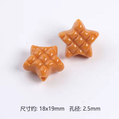 BBB 384 Star Grid Shiny Bead ( 1 pc ) UV Plated Acrylic