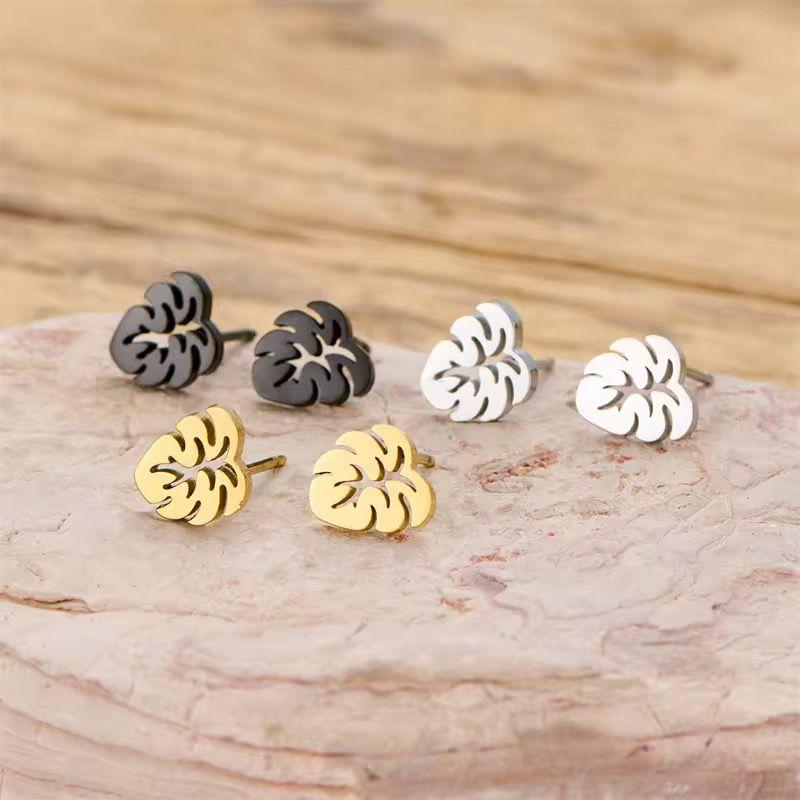 ESJ23A leaf Mini studs