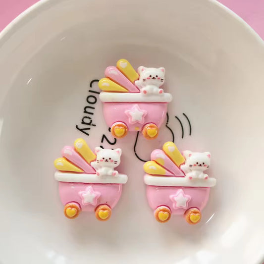BBB 035 (E) Cute Kawaai resin charm with hook ( 1 pc )