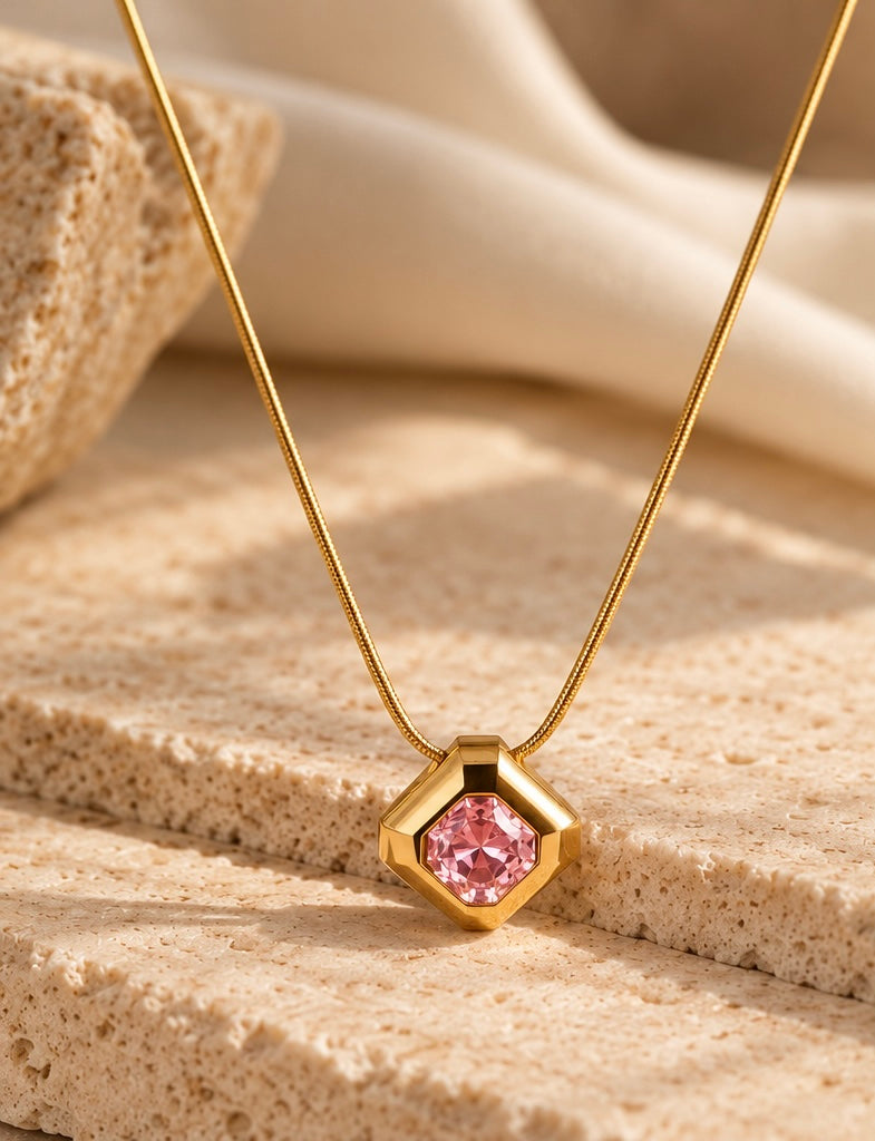 NSJ54F necklace - 18k gold PVD plated