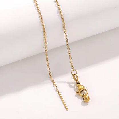 RC 44 Dainty chain 1.2 mm Stainless steel 18k gold plated ready chain with needle end ( 1 pc ) Anti tarnish