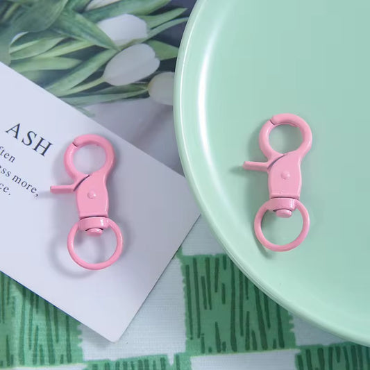 BBB 351 (b) Pink Swivel  key clasp - Keyring Clasp( 1 pc ) ( 43 mm )
