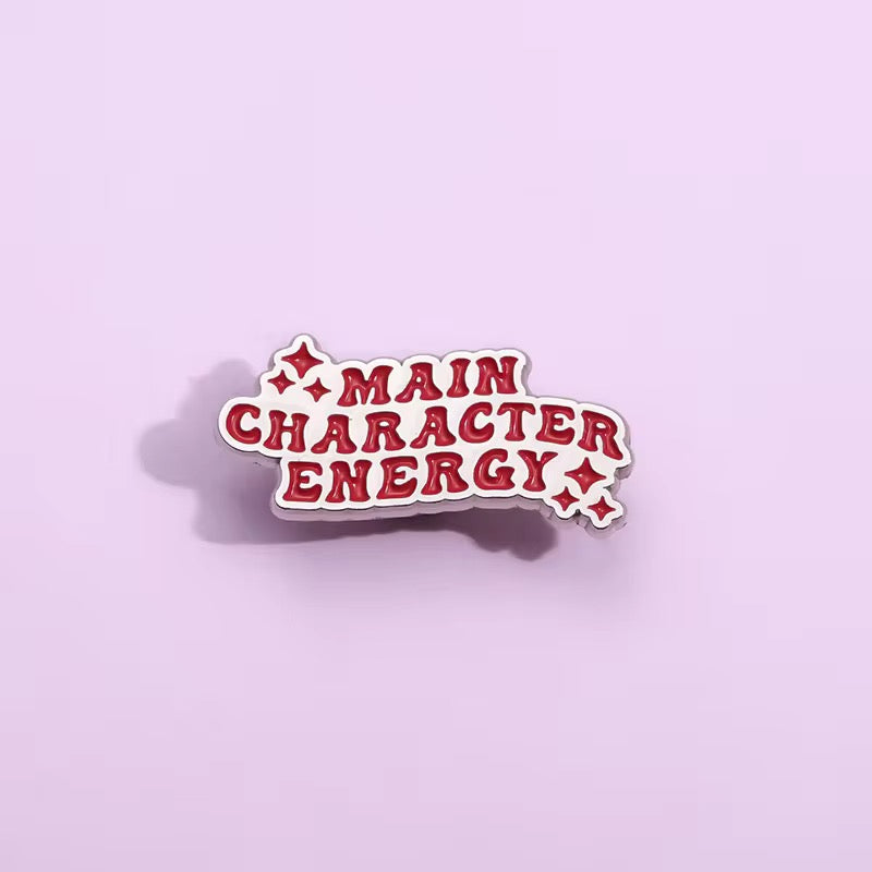 PK 120 Main Character Energy Enamel Pin Badge ( 1 pc ) Imported Premium Quality