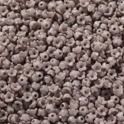 BBB 305 (b) Light Brown Tiny Bell Shiny  Bead ( 1 pack - 10 piece ) UV Plated Acrylic ( 6 mm )