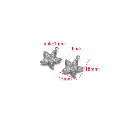 SC16L Starfish charm 18k Gold PVD 316 stainless steel ( 1 pc ) Anti tarnish