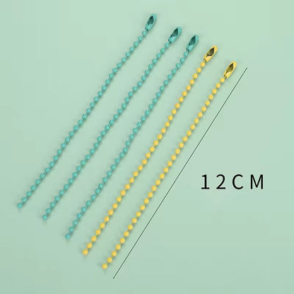 BBB 184 (i) Bright Pink Bead ball chain Keychain ( 1 pc )