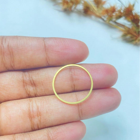 SS 93 25 mm Hollow Circle Round ( 1 pc )