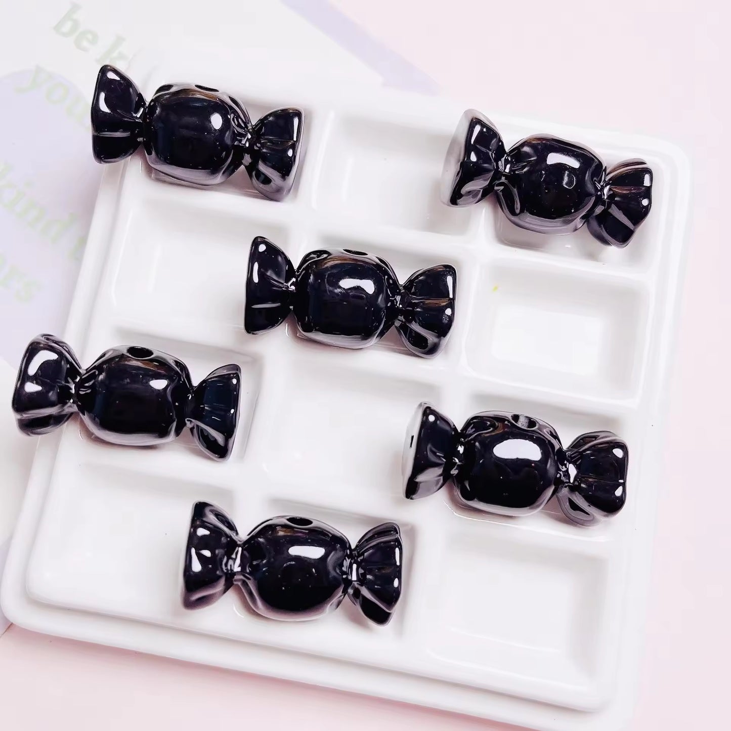 BBB 398 Candy Shiny Bead ( 1 pc ) UV Plated Acrylic ( 23 mm )