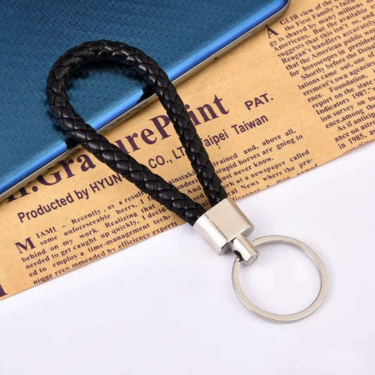 BBB 270 (a) Black Clipper Keychain Vintage Leather - buckle keychain tag ( 1 pc ) ( 15 cm )