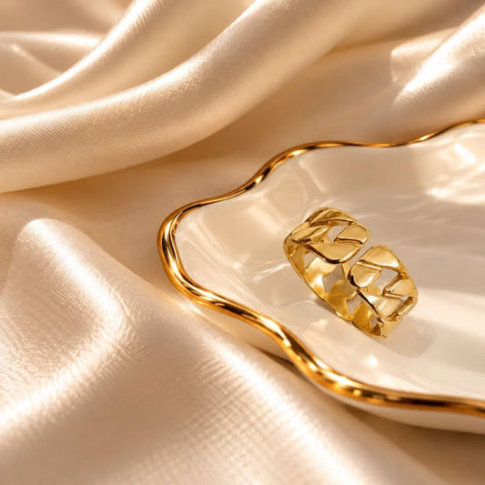 RSJ36H Ring 18k Gold PVD plated