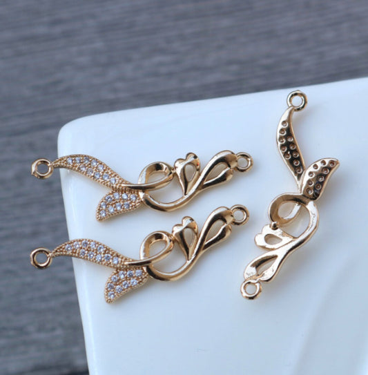 SS 514 gold plated bracelet connector- Anti tarnish