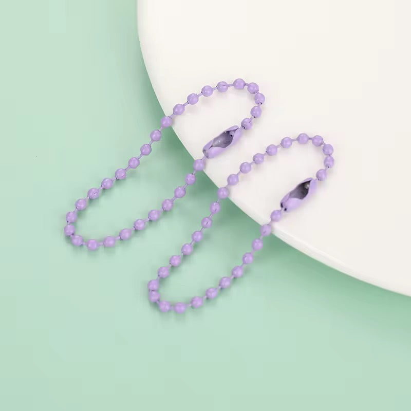 KC31  Bead ball chain Keychain ( 1 pc )