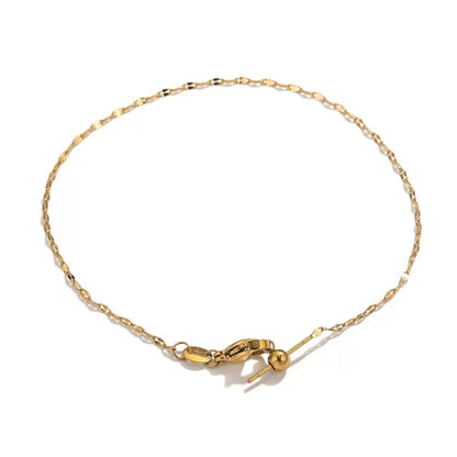 RBS02D Starry Chain Bracelet with Adjustable Slider ( 1 pc ) 18k Gold PVD