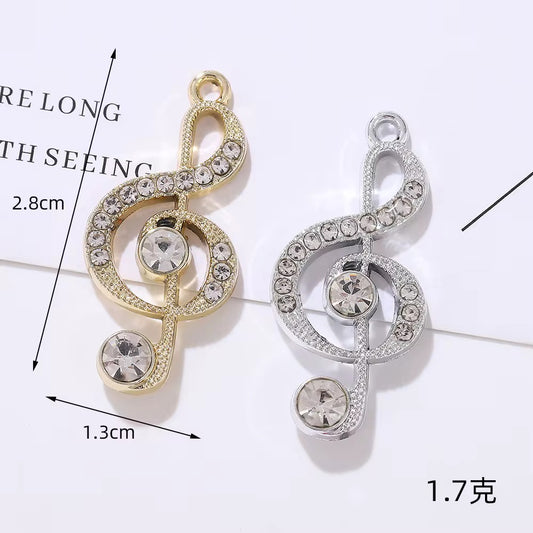 SS 2956 Music Sign Alloy Premium charm ( 1 pc ) Tarnish Resistant
