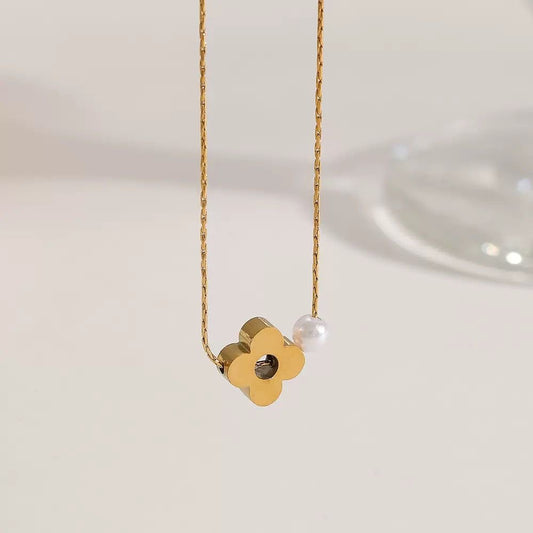 NSJ51C necklace - 18k gold PVD plated