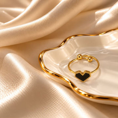 RSJ35E Ring 18k Gold PVD plated