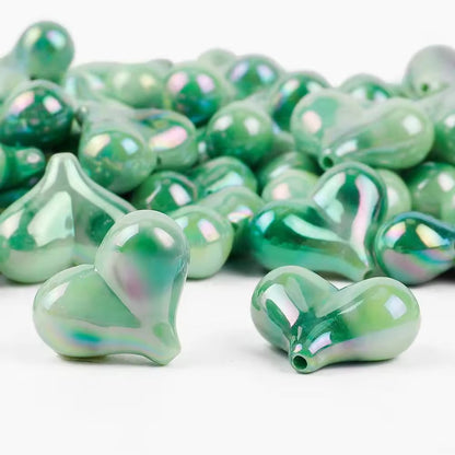 AB20 Heart UV Plated Acrylic Bead ( 1 pc ) ( 18:20 mm ) (Copy)