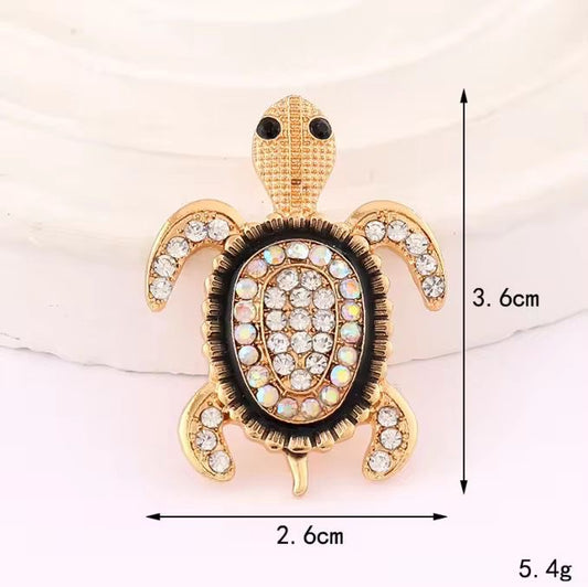BR 96 Turtle Zircon Brooch ( 1 PC ) Anti Resistant
