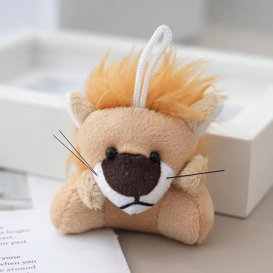 PK 65 Cute Animal 3D Plush Toy Keychain ( 1 pc ) Imported Premium Quality