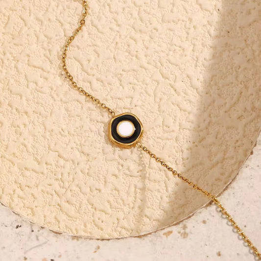 SJ 416 Irregular Minimalistic Bracelet- Premium 18k Gold PVD plated stainless steel - Anti tarnish - Wholesale