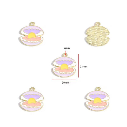 BBB 423 Ocean Them Enamel bundle Charm ( 1 set - 10 pc ) High Quality Shine