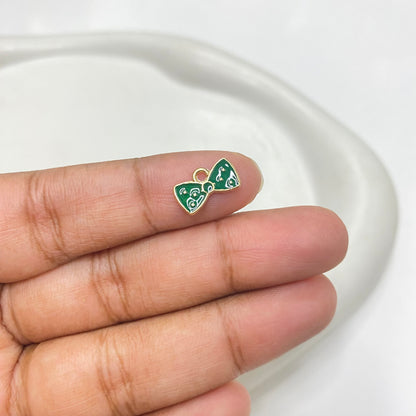 EC 1539 Bow enamel charm ( 1 pc )