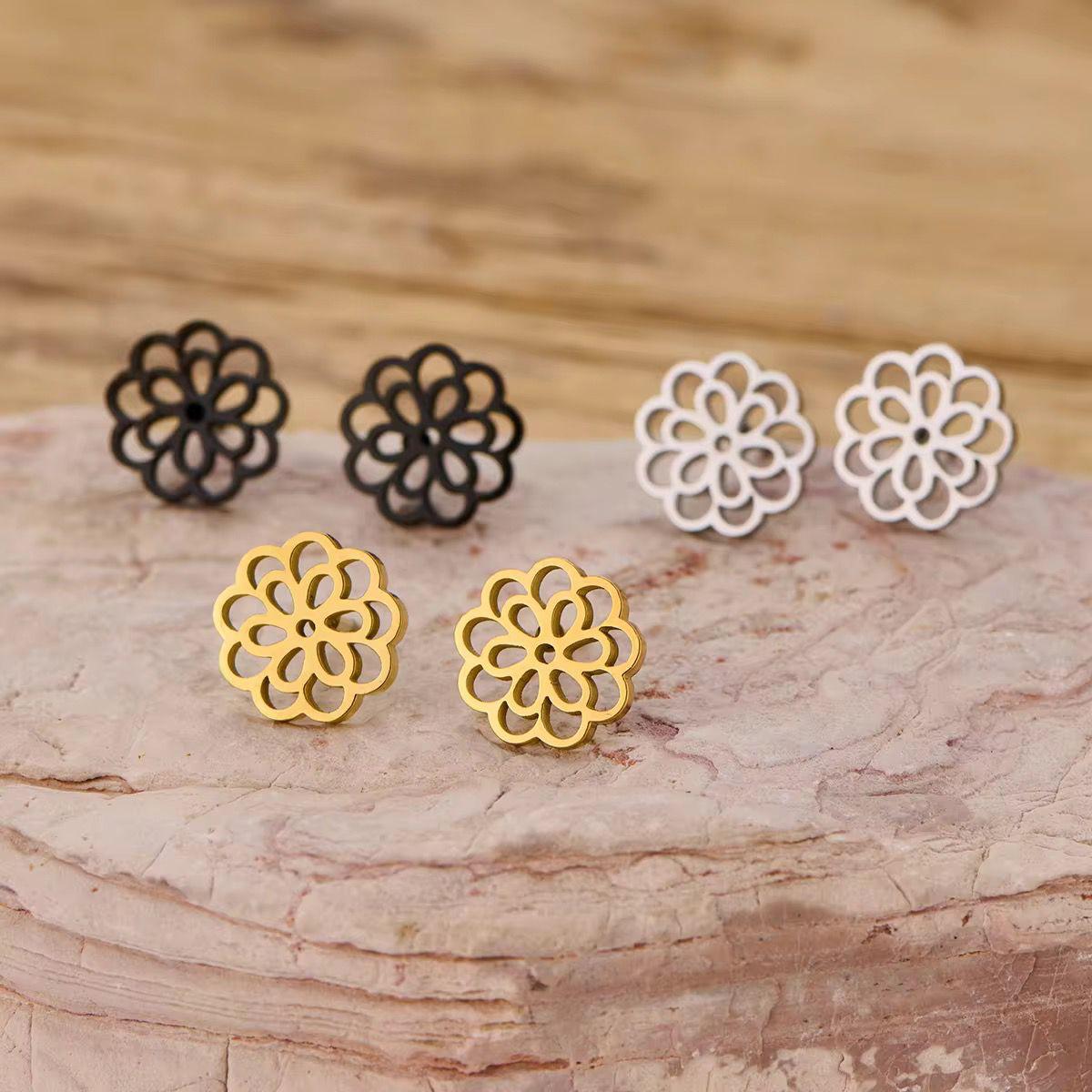 ESJ21F Floral Mini studs